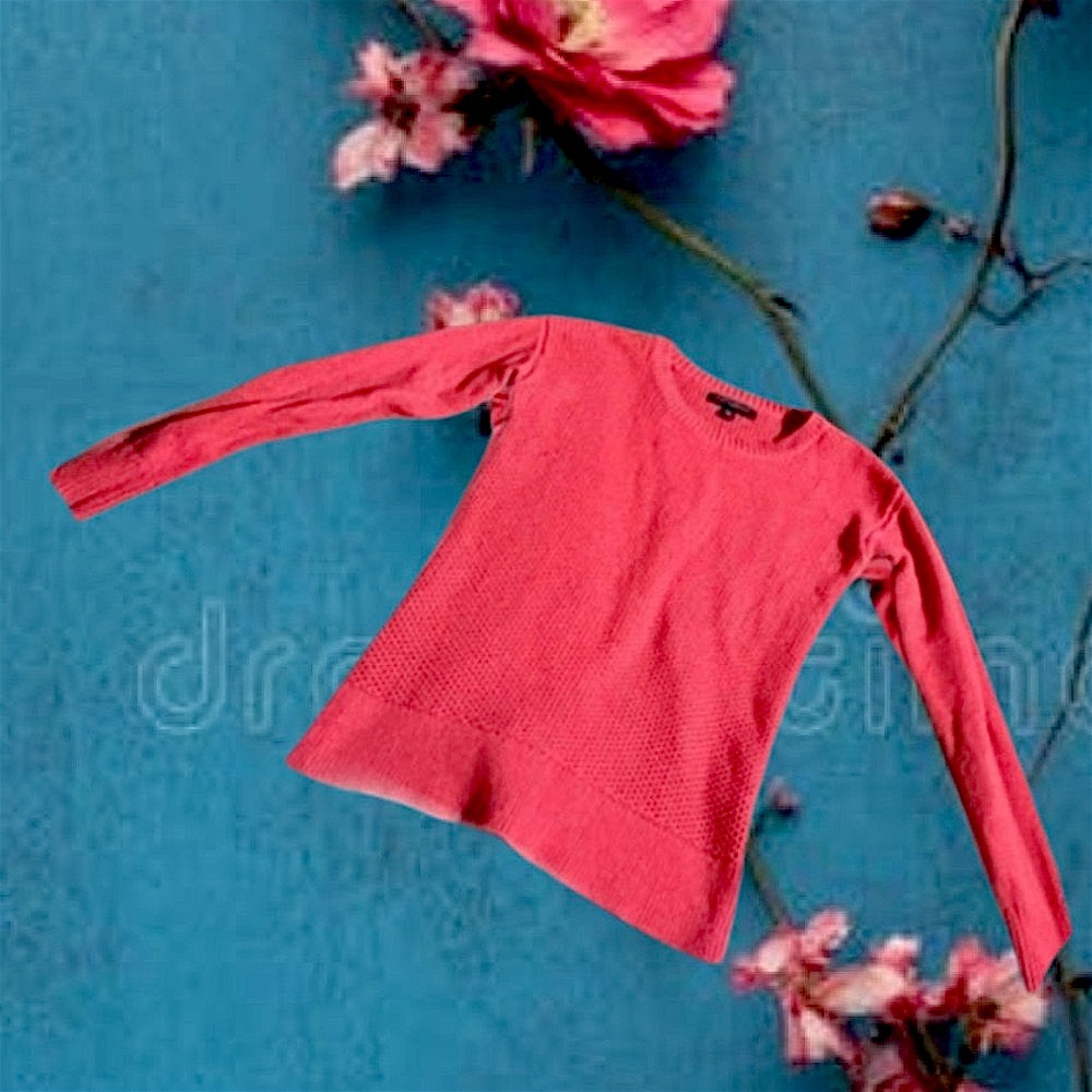 Banana Republic Coral Crewneck Sweater